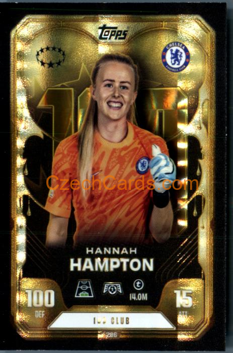 Hannah Hampton 2025/26 Match Attax Extra 100 Club #286
