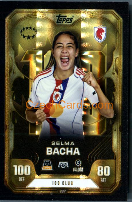 Selma Bacha 2025/26 Match Attax Extra 100 Club  #287