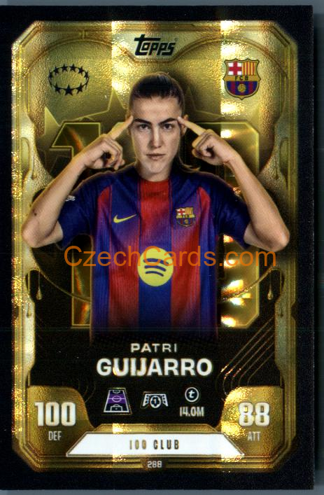 Patri Guijarro 2025/26 Match Attax Extra 100 Club #288