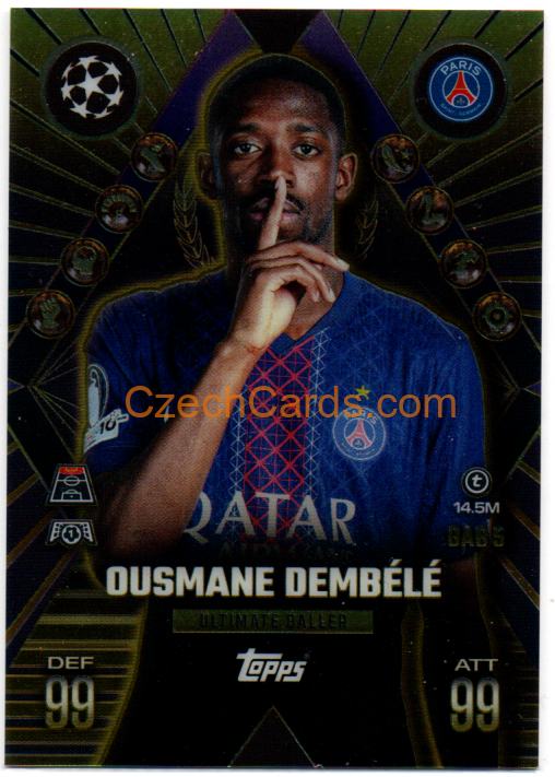 Ousmane Dembele 2025/26 Match Attax Extra Ultimate Baller #BAB5