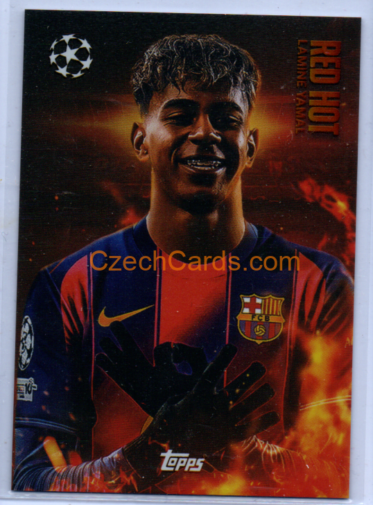 Lamine Yamal 2025/26 Match Attax Red Hot Ultra Rare