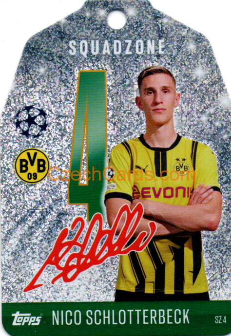 Nico Schlotterbeck 2024/25 Match Attax Squadzone #SZ4