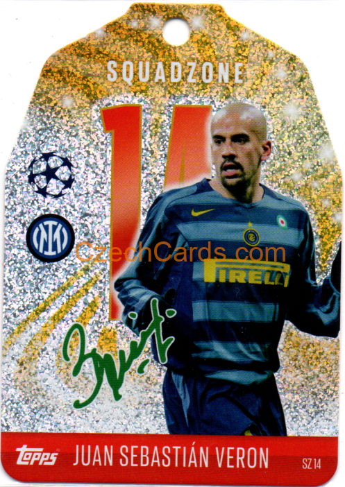 Juan Sebastian Veron 2024/25 Match Attax Squadzone #SZ14