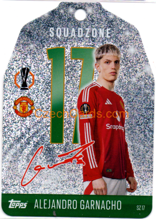 Alejandro Garnacho 2024/25 Match Attax Squadzone #SZ17