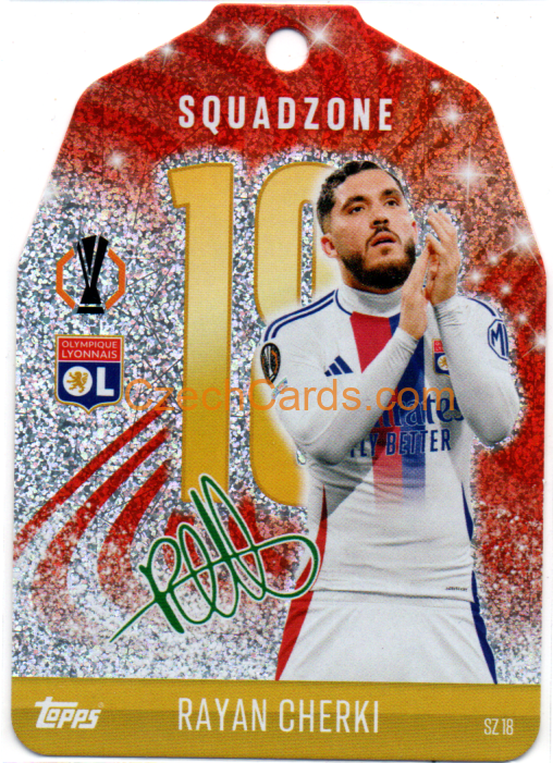 Rayan Cherki 2024/25 Match Attax Squadzone #SZ18