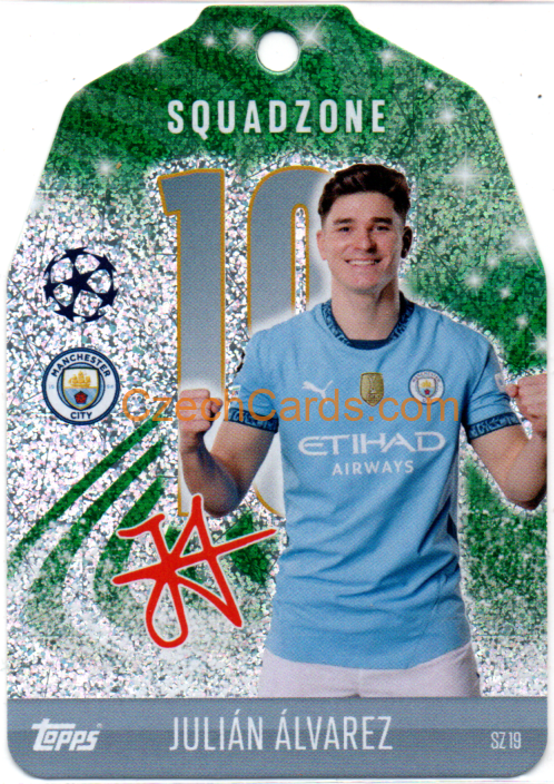 Julian Alvarez 2024/25 Match Attax Squadzone #SZ19