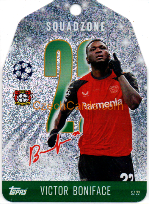 Victor Boniface 2024/25 Match Attax Squadzone #SZ22