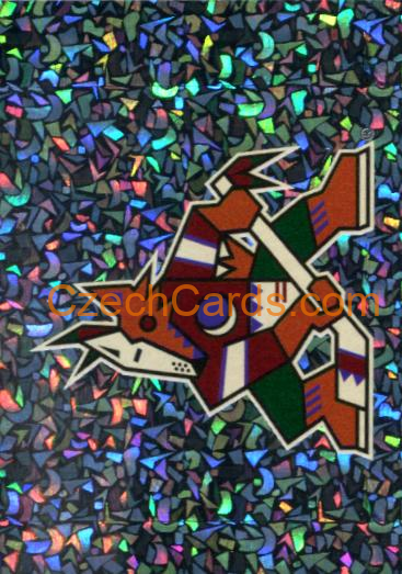 Arizona Coyotes Logo 2023/24 Topps NHL sticker foil #18