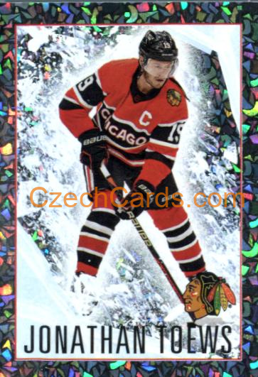 Jonathan Toews 2023/24 Topps NHL sticker foil #107