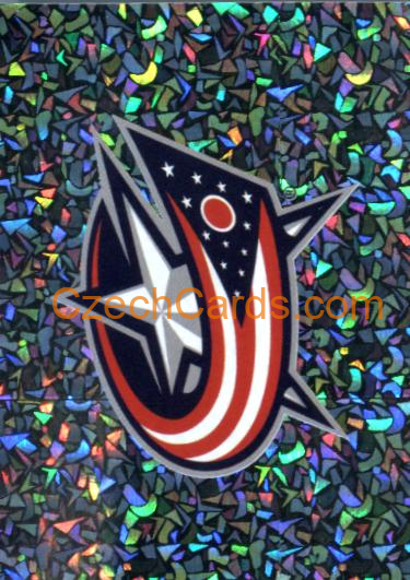 Columbus Blue Jackets Logo 2023/24 Topps NHL sticker foil #137