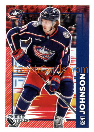 Kent Johnson RC 2023/24 Topps NHL sticker #153