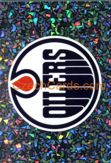 Edmonton Oilers Logo 2023/24 Topps NHL sticker foil #188