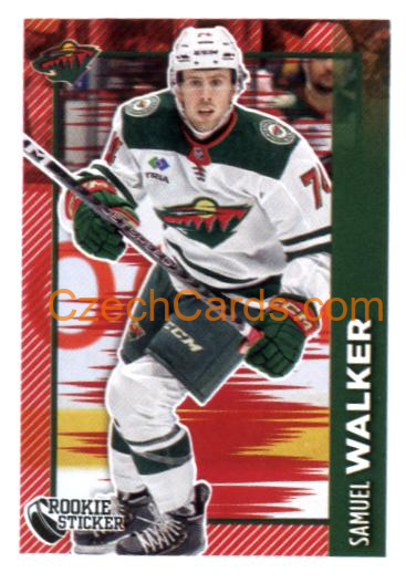 Samuel Walker RC 2023/24 Topps NHL sticker #253