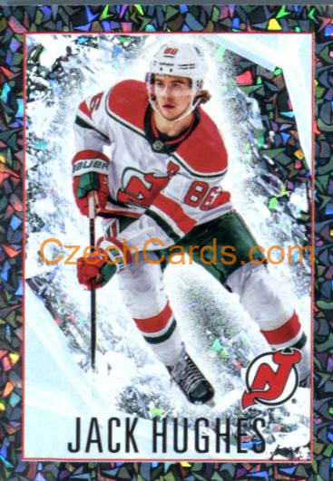 Jack Hughes 2023/24 Topps NHL sticker foil #293