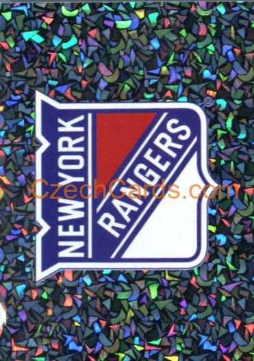 New York Rangers Logo 2023/24 Topps NHL sticker foil #324