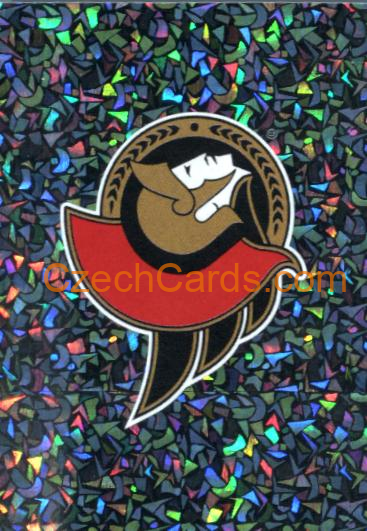 Ottawa Senators Logo 2023/24 Topps NHL sticker foil #341