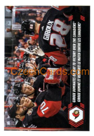 Team Highlights Senators 2023/24 Topps NHL sticker #342