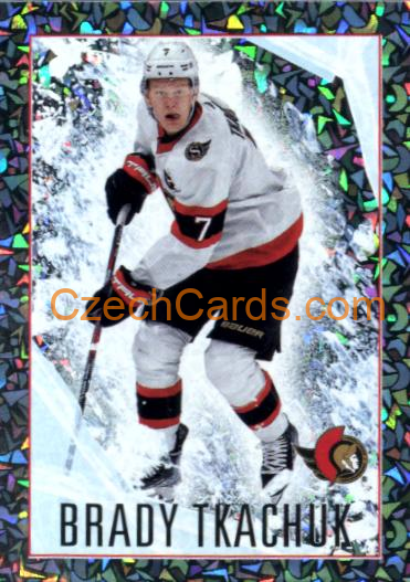 Brady Tkachuk 2023/24 Topps NHL sticker foil #344