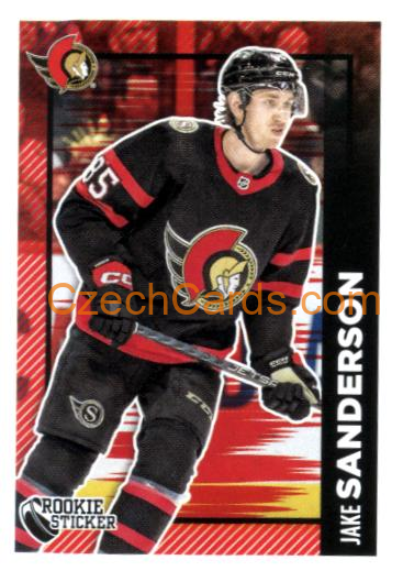 Jake Sanderson RC 2023/24 Topps NHL sticker #357