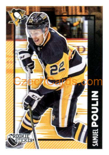 Samuel Poulin RC 2023/24 Topps NHL sticker #387