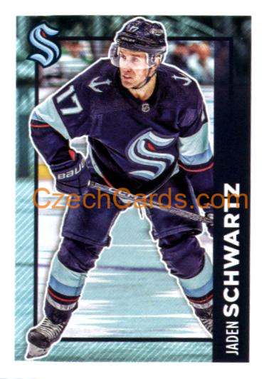 Jaden Schwartz 2023/24 Topps NHL sticker #418