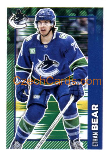 Ethan Bear 2023/24 Topps NHL sticker #488