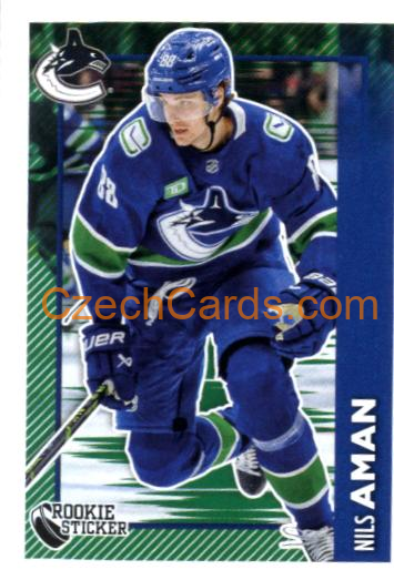 Nils Aman RC 2023/24 Topps NHL sticker #493