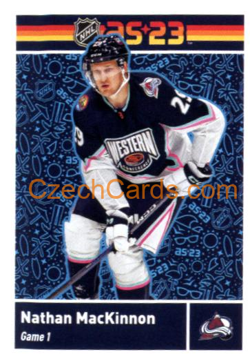 Nathan MacKinnon 2023/24 Topps NHL sticker #588