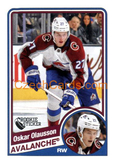 Oskar Olausson RC 2023/24 Topps NHL sticker #614