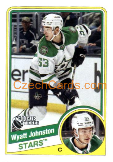 Wyatt Johnston RC 2023/24 Topps NHL sticker #624