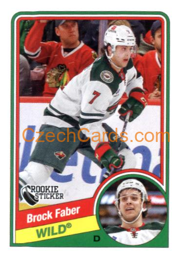 Brock Faber RC 2023/24 Topps NHL sticker #627