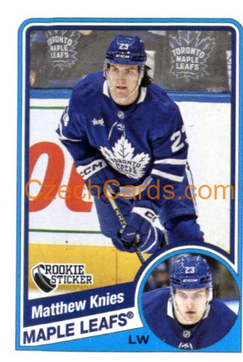 Matthew Knies RC 2023/24 Topps NHL sticker #631