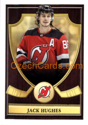 Jack Hughes 2023/24 Topps NHL sticker #637
