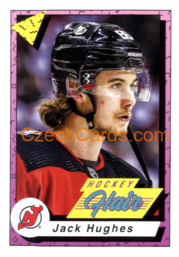 Jack Hughes 2023/24 Topps NHL sticker #666