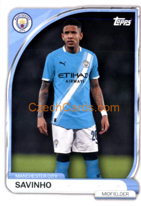 Savinho 2025-26 Manchester City Collector Tin #11