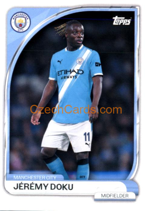 Jérémy Doku 2025-26 Manchester City Collector Tin #15