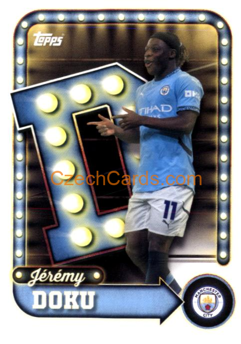 Jérémy Doku 2025-26 Manchester City Collector Tin #28