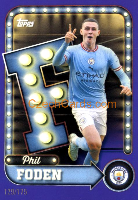 Phil Foden 2025-26 Manchester City Collector Tin Purple xx/175 #25