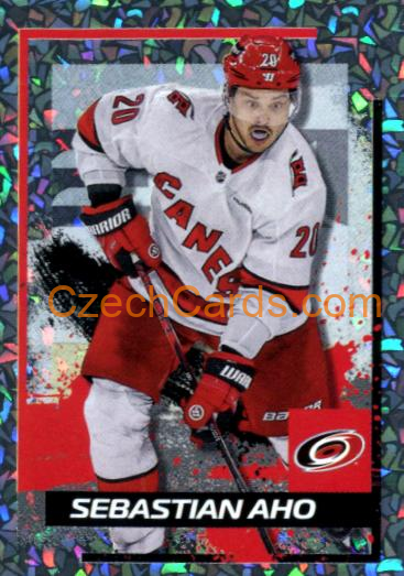 Sebastian Aho 2024/25 Topps NHL Sticker foil #88