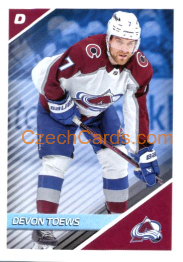 Devon Toews 2024/25 Topps NHL Sticker #128