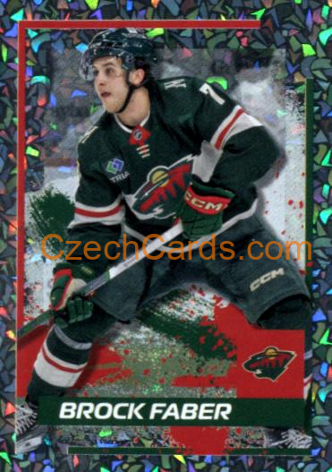 Brock Faber 2024/25 Topps NHL Sticker foil #242