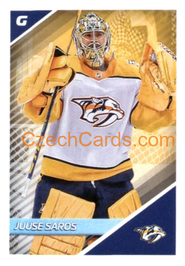 Juuse Saros 2024/25 Topps NHL Sticker #280