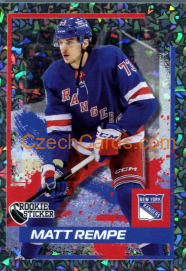 Matt Rempe RC 2024/25 Topps NHL Sticker foil #327