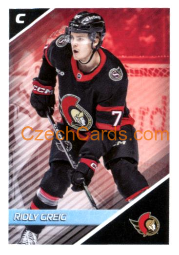 Ridly Greig 2024/25 Topps NHL Sticker #357