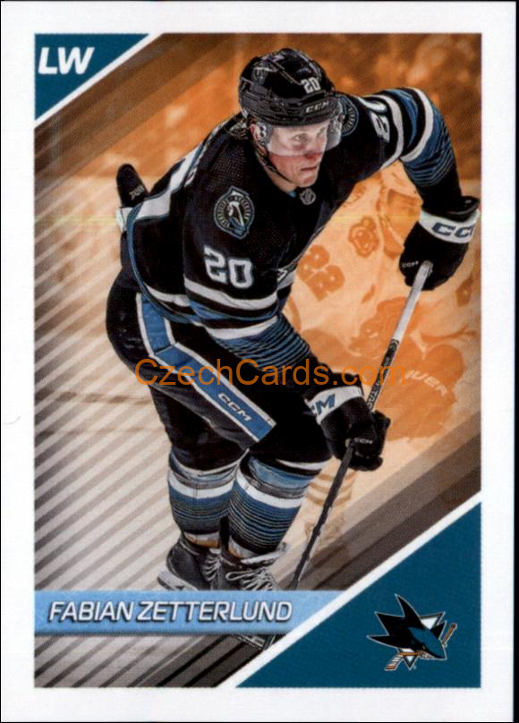 Fabian Zetterlund 2024/25 Topps NHL Sticker #406