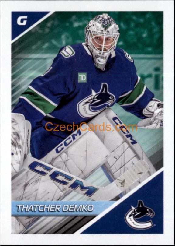 Thatcher Demko 2024/25 Topps NHL Sticker #484