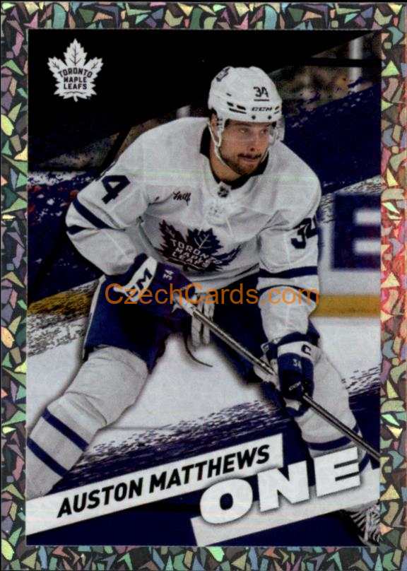 Auston Matthews 2024/25 Topps NHL Sticker foil #572