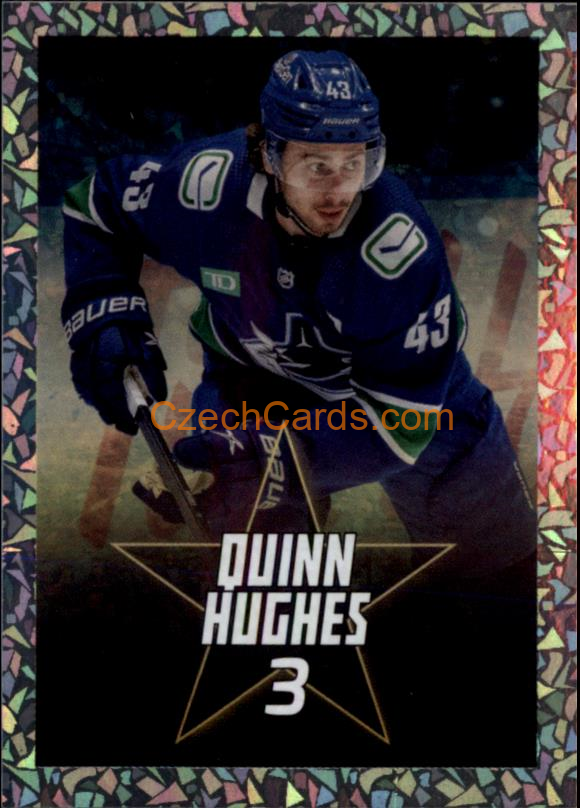 Quinn Hughes 2024/25 Topps NHL Sticker foil #607