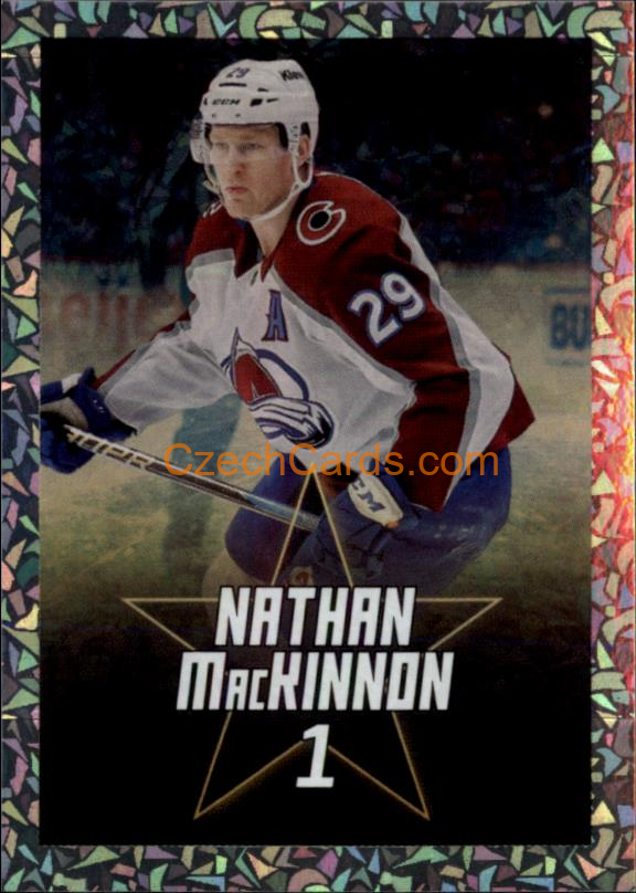 Nathan MacKinnon 2024/25 Topps NHL Sticker foil #611