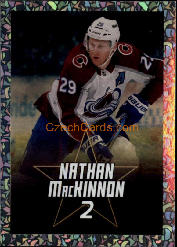 Nathan MacKinnon 2024/25 Topps NHL Sticker foil #618